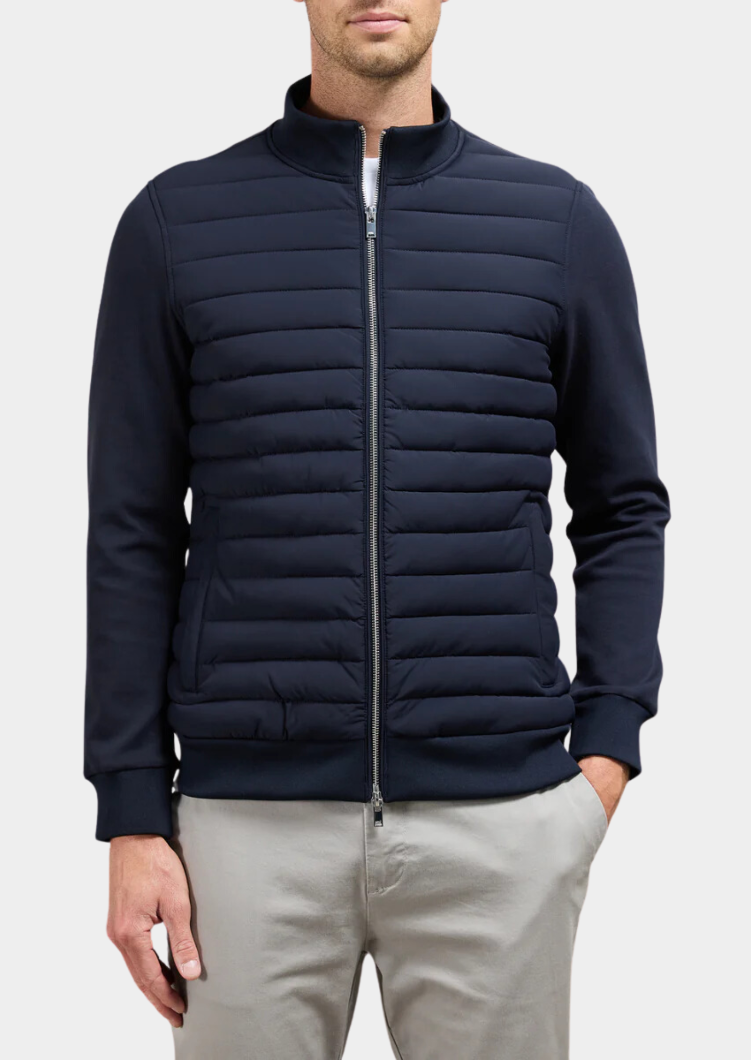 Men's Dante Padded Hybrid Funnel Neck Jacket