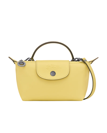Mini Leather Bag - Lime