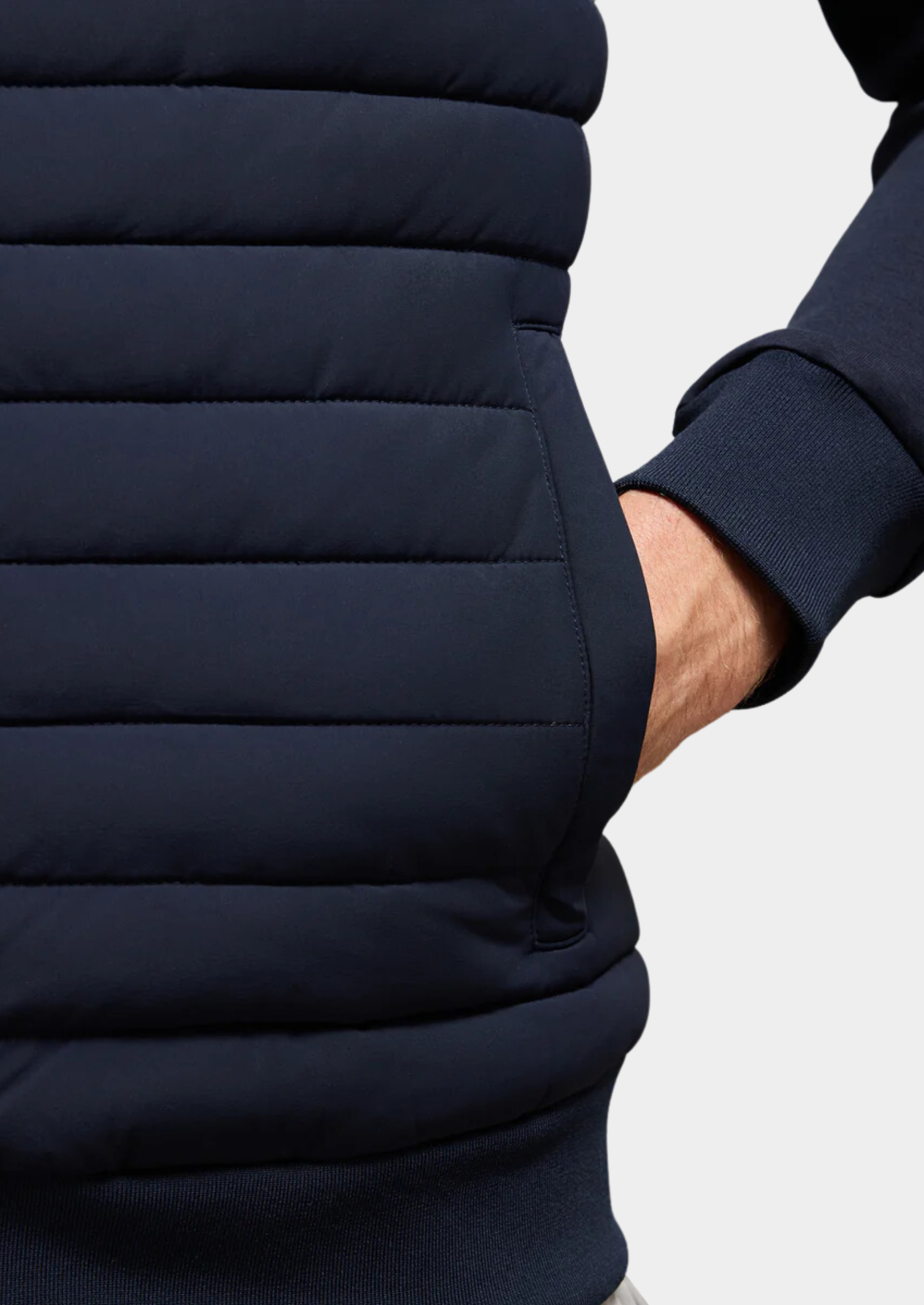 Men's Dante Padded Hybrid Funnel Neck Jacket