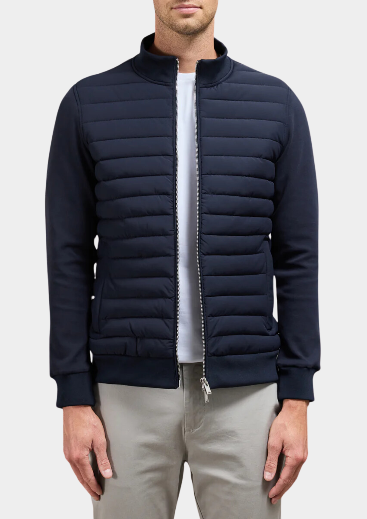 Men's Dante Padded Hybrid Funnel Neck Jacket