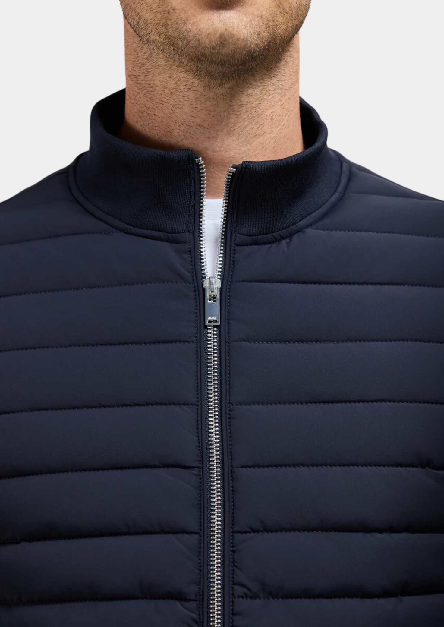 Men's Dante Padded Hybrid Funnel Neck Jacket