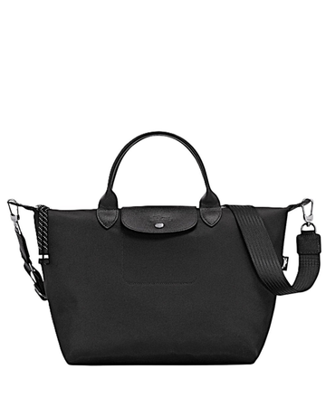 Le Pliage Energy L Top Handle Crossbody Bag Black