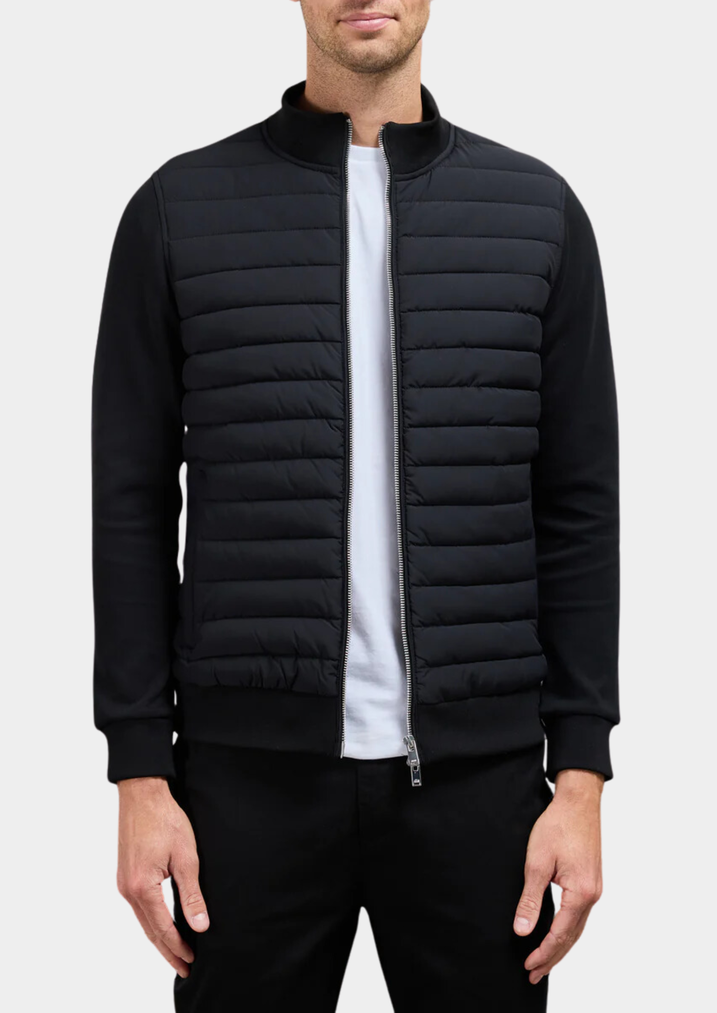 Men's Dante Padded Hybrid Funnel Neck Jacket