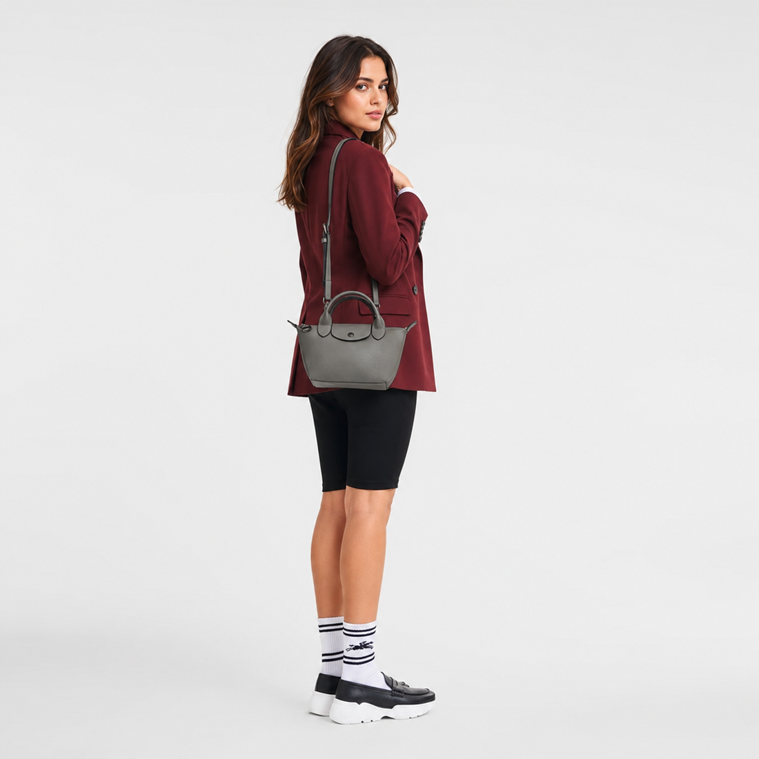 Le Pliage Xtra XS Leather Bag Turtledove