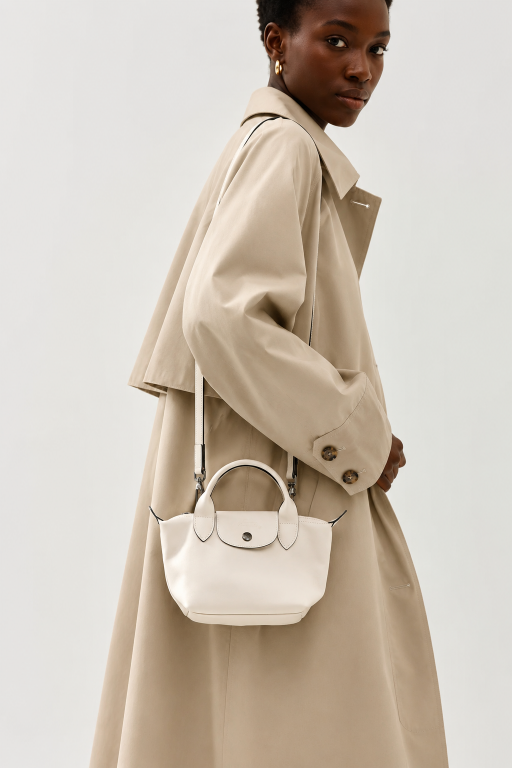 Le Pliage Xtra XS Leather Bag Paper
