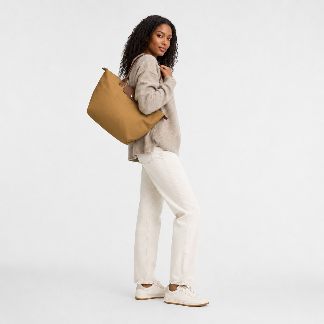 Le Pliage Large Tote Fawn