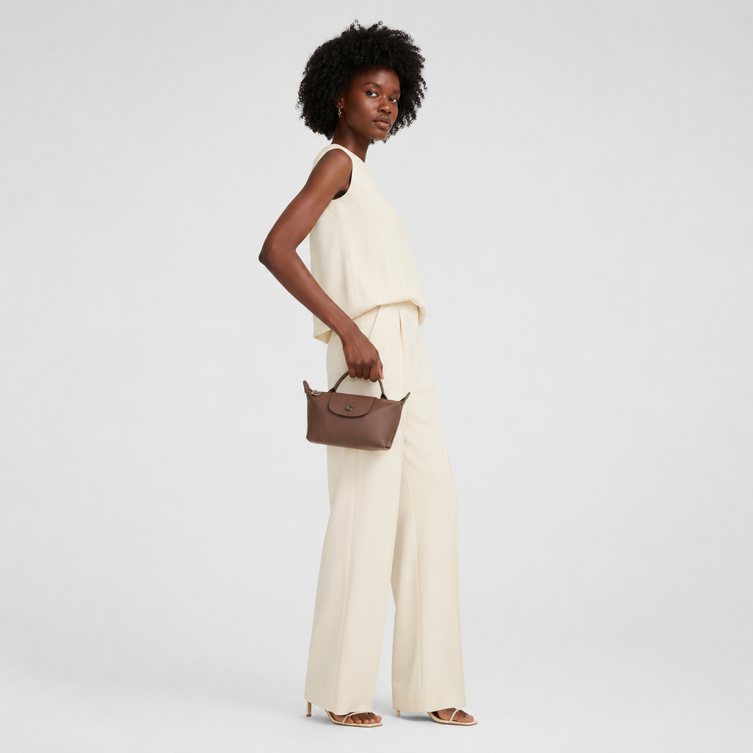 Mini Leather Bag - Mokka