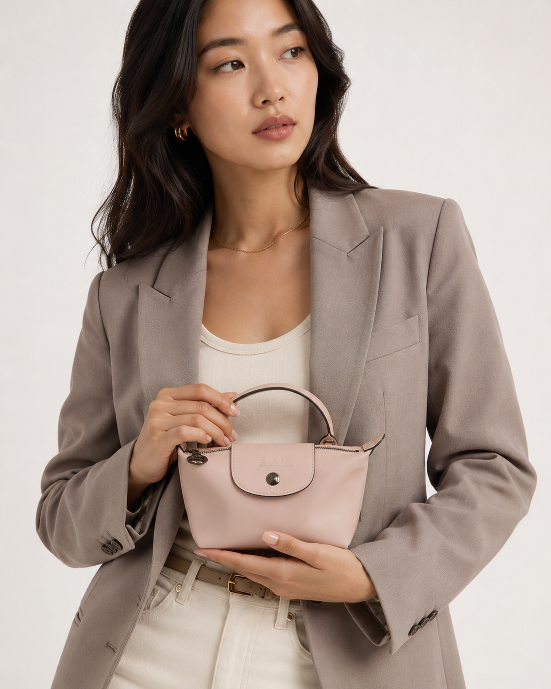 Mini Leather Bag - Pink