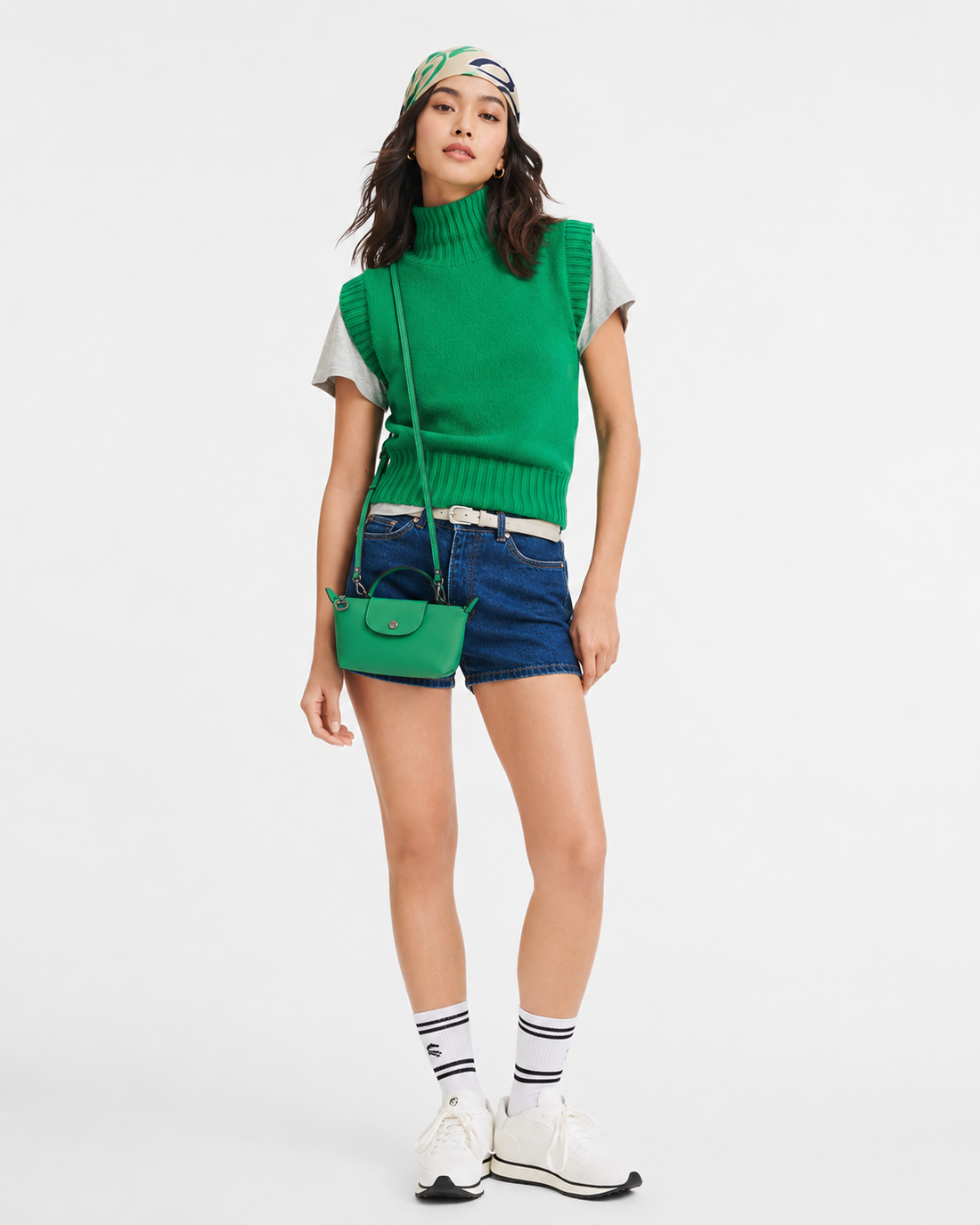 Mini Leather Bag - Green