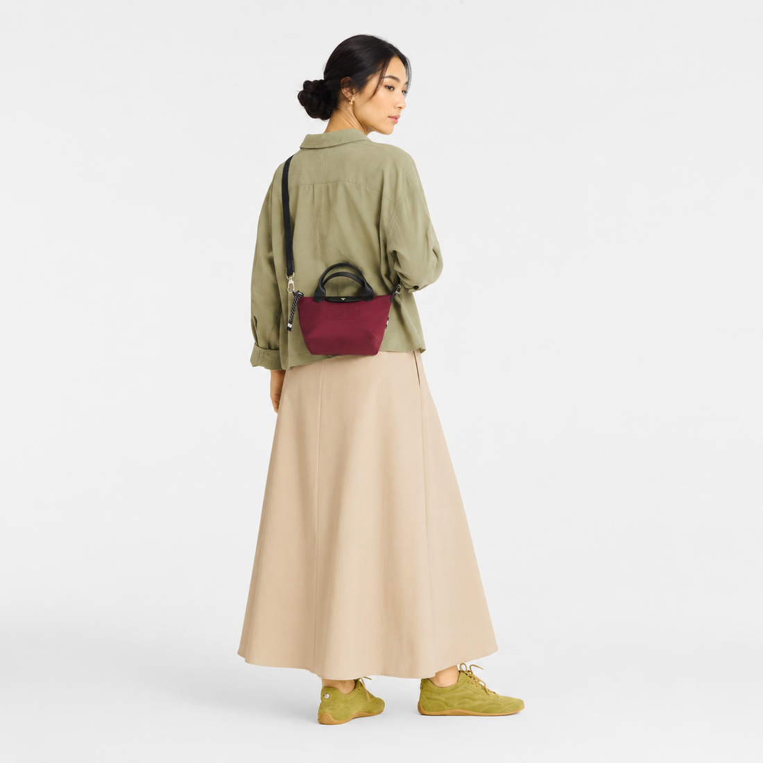 Le Pliage Energy XS Burgundy Handbag