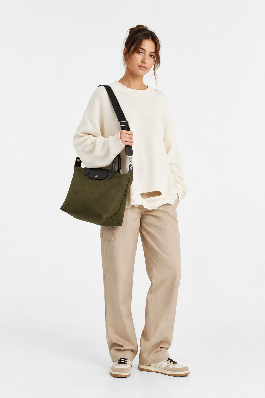 Le Pliage Energy L Top Handle Crossbody Bag