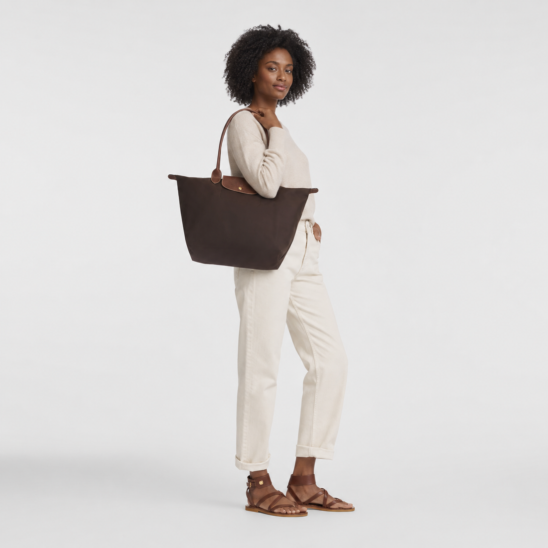 Le Pliage Large Tote Ebony
