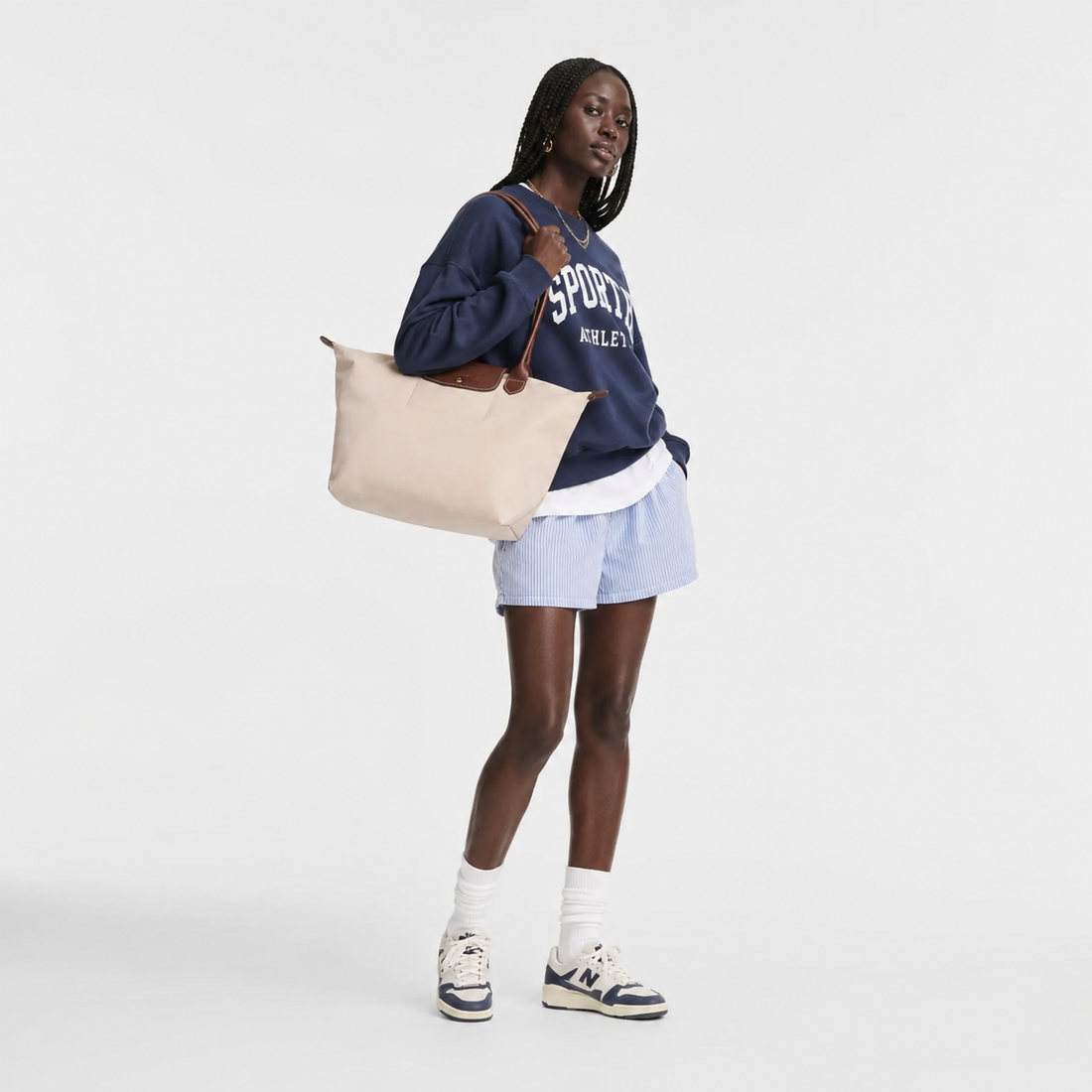 Le Pliage Large Tote Beige