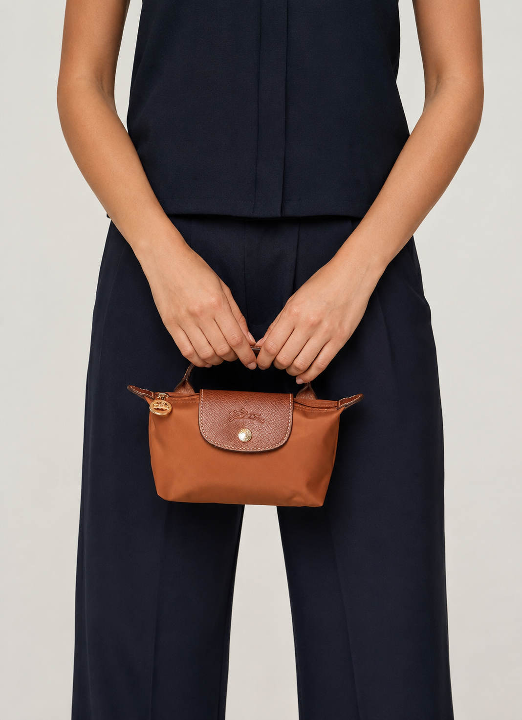 Le Pliage Handbag Cognac (XS)