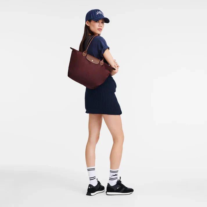 Le Pliage Medium Tote Burgundy
