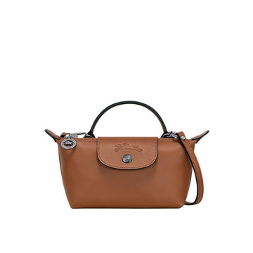 Mini Leather Bag - Brown
