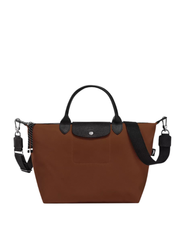 Le Pliage Energy L Top Handle Crossbody Bag Cocoa