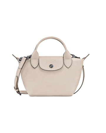 Le Pliage Xtra XS Leather Top Handle Bag