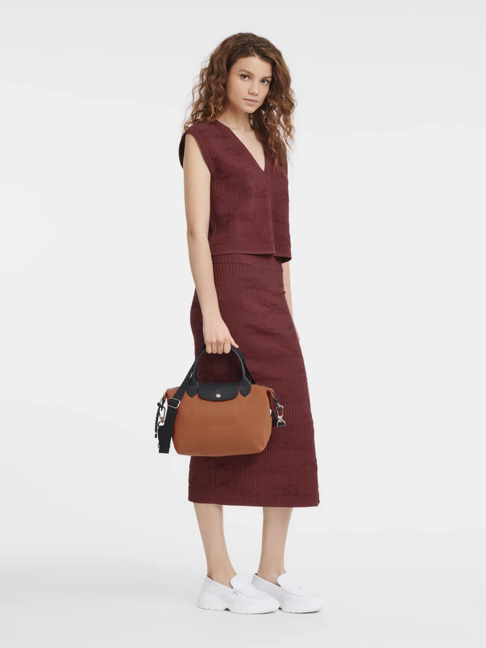 Le Pliage Energy Small Sienna Crossbody Bag